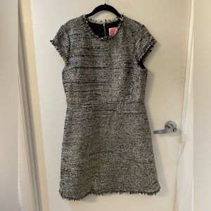Kate Spade shiny tweed fit & flare dress size 12